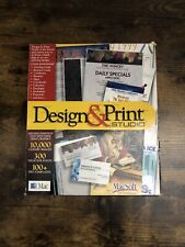 Design & Print Studio Mac-soft Rare Create Pro Graphics Business cards & More picture
