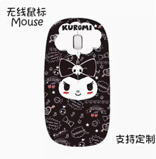 Cute Kuromi Gaming Mouse Wireless KUROMI USB Receiver Optical For PC Laptop Gift picture