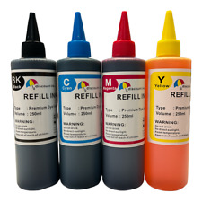 4x250ml Premium Refill ink kit for HP Canon Epson Lexmark Dell Kodak printers picture