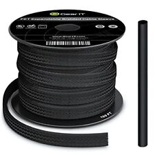 100ft 1/4 Inch Pet Expandable Cable Management Sleeve Wire Loom Cord Cover For picture