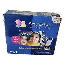 NEW Epson PictureMate Deluxe Bluetooth Viewer Edition Compact Photo Printer USB picture