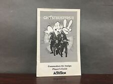 Activision Ghost Busters II 2 Amiga Vintage Game User Manual (1989) dd-208-03 picture