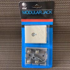 VTG 1988 AT&T Modular Jack Telephone Outlet NIB ~  picture