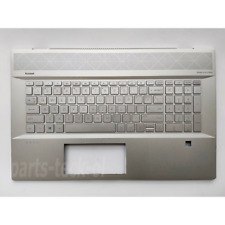 For HP ENVY 17M-CE 17-CE TPN-W145 L57592-001 Silver Palmrest Keyboard Backlit picture