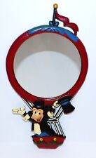 VINTAGE WALT DISNEY PROD MICKEY MOUSE HOT AIR BALLO0N PAINTED CAST IRON MIRROR picture