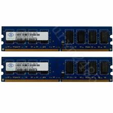 4GB 2x 2GB PC2-5300U DDR2 667MHz 240pin DIMM Upgrade Desktop Memory SDRAM NANYA picture