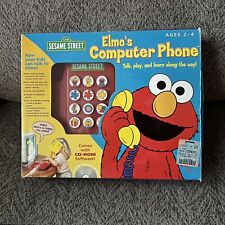 Sesame Street Elmo’s Computer Phone CD 1999 Sony Wonder Good Condition picture