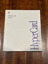 Vintage 1990 Apple Macintosh HyperCard Basics Reference Guide & Program Disk picture