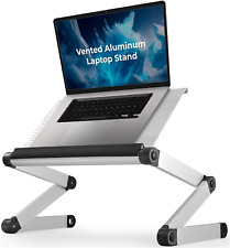 Workez Executive Adjustable Height & Angle Ergonomic Aluminum Laptop Cooling Sta picture