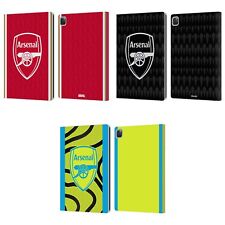 OFFICIAL ARSENAL FC 2023/24 CREST KIT LEATHER BOOK WALLET CASE FOR APPLE iPAD picture