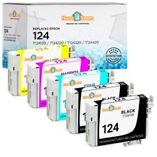 5PK For Epson T124 Ink Cartridges for Workforce 320 NX230 NX420 NX430  picture