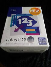 LOTUS 123 NETWORK NODE VERSION NO MEDIA - FACTORY SEALED picture