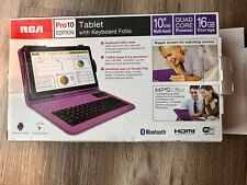 RCA Pro10 Edition Tablet with Keyboard Folio 10