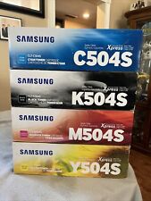 4 Samsung Genuine K504S Y504S M504S C504S Toner Cartridge Set Sealed picture