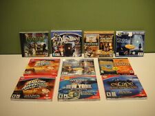 Lot of 10 PC CD-Rom Games Amazing Adventures, Mystery P.I., Hidden Object, Story picture