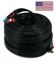 50 foot 5-RCA Component Video / Audio Coaxial Cable (RG-59u) - PREMIUM QUALITY picture
