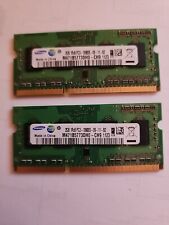 Samsung 4GB 2x2GB 1Rx8 pc3 10600s M471B5773DHO-CH9  laptop memory RAM LOT of 2 picture