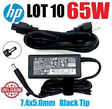 LOT 10 Genuine HP ProDesk 400 600 G1 G2 G3 65W AC Adapter Power Charger 7.4x5mm picture