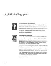 Apple Think Different Genius Biographies and Educators Letter picture