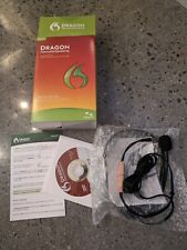 Dragon Naturally Speaking Home Version 12 Speech Recognition Software w/Head Set picture
