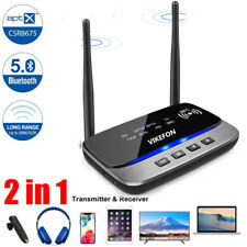 262ft Long Range 5.0 B-T Audio Transmitter Receiver NFC HD Adapter for TV PC Car picture