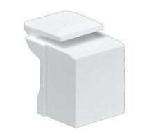 Leviton 41084-BW Blank Quickport Insert, 10-Pack, White picture