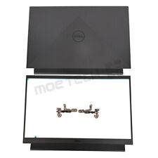New Black Back Cover 08MNTR +Bezel 0HXRTH +Hinges For Dell G15 5510 5511 5515 picture