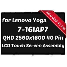 for Yoga 7 16IAH7 82UF0001US LCD Touch Screen w/ Bezel 16