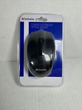 Verbatim 98106 Corded Notebook Optical Mouse USB Wired Ambidextrous New picture