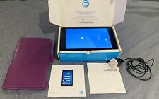 16G AT&T ZTE Trek 2 HD Tablet - Slightly Used With Original Box & Tablet Cover picture