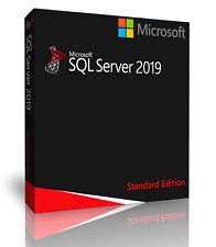 SQL Server 2019 STANDARD 24 Core License, unlimited User CALs CoA Genuine Label picture