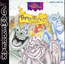 Disneys Hunchback of Notre Dame Topsy Turvy PC CD kid movie picture puzzle games picture
