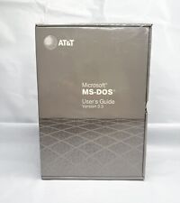 Vintage 1988 AT&T Microsoft MS-DOS 3.3 NEW SEALED picture