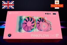 id cooling cpu cooler PINKFLOW 240 mm Silent cooling fan computer Addresable RGB picture