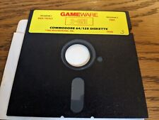 GAMEWARE 2 ON ONE BMX TRIALS & 1985 DISK ONLY COMMODORE 64/128 Tested Runs picture