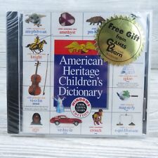 American Heritage Children's Dictionary WINDOWS (PC CD ROM, 1995) New, Sealed picture