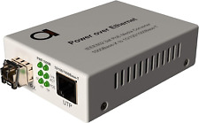 Poe Fiber Multimode LC 850Nm Gigabit Ethernet Media Converter - Supplies IEEE 80 picture