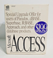 Microsoft Access Upgrade 1993 Relational Database Managment System - Sealed New picture