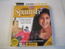 INSTANT SPANISH 5 CD-ROM DELUXE EDITION - THE EURO METHOD IN THE BOX - TUB RRRR picture