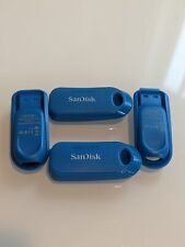 Lot of 4 USB Flash Drive Memory Stick by SanDisk 64GB 2.0 Cruzer Snap Pen SDCZ62 picture