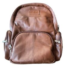 New McKlein USA Moen Leather Backpack Laptop Brown READ DESCR picture