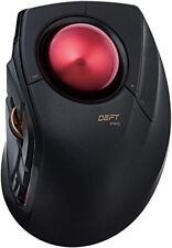 ELECOM DEFT PRO Trackball Mouse Wired Wireless Bluetooth M-DPT1MRBK 8-Button NEW picture