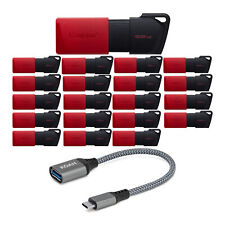 Kingston DataTraveler Exodia 128GB USB Flash Drive 20 Pack with USB Adapter picture