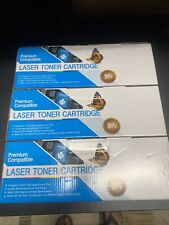 Laser Printer CBTN227C Cyan, CBTN 227k, CBTN 227m Toner Cartridge 3 Pc Set picture