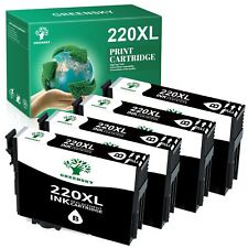 4x 220 XL T220XL Black Ink Cartridges for Epson WorkForce WF2650 WF2660 WF2760 picture