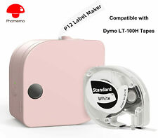 Phomemo Label Maker P12 Bluetooth Printer Compatible Dymo LT LetraTag Tape 91331 picture