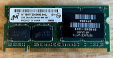 MT16HTF25664HZ-800J1 MICRON 2GB DDR2-800 LAPTOP MEMORY HP SPARE 619545-001 picture