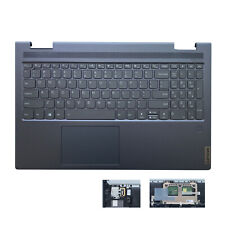 Palmrest W/Backlit Keyboard Touchpad 5CB1A22487 Gray For Lenovo Yoga 7-15ITL5 US picture