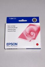 Epson Genuine OEM T054720 Red Ink Cartridge R800 R1800 picture