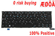 For Acer Aspire S3-392 S3-392G Keyboard Swedish Nordic Norwegian Danish Backlit picture